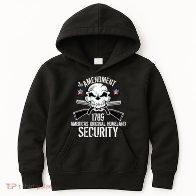 2nd Amendment 1789 Homeland Security Kids Hoodie
