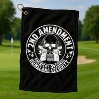 2nd Amendment America's Original Homeland Security Golf Towel thumb 1