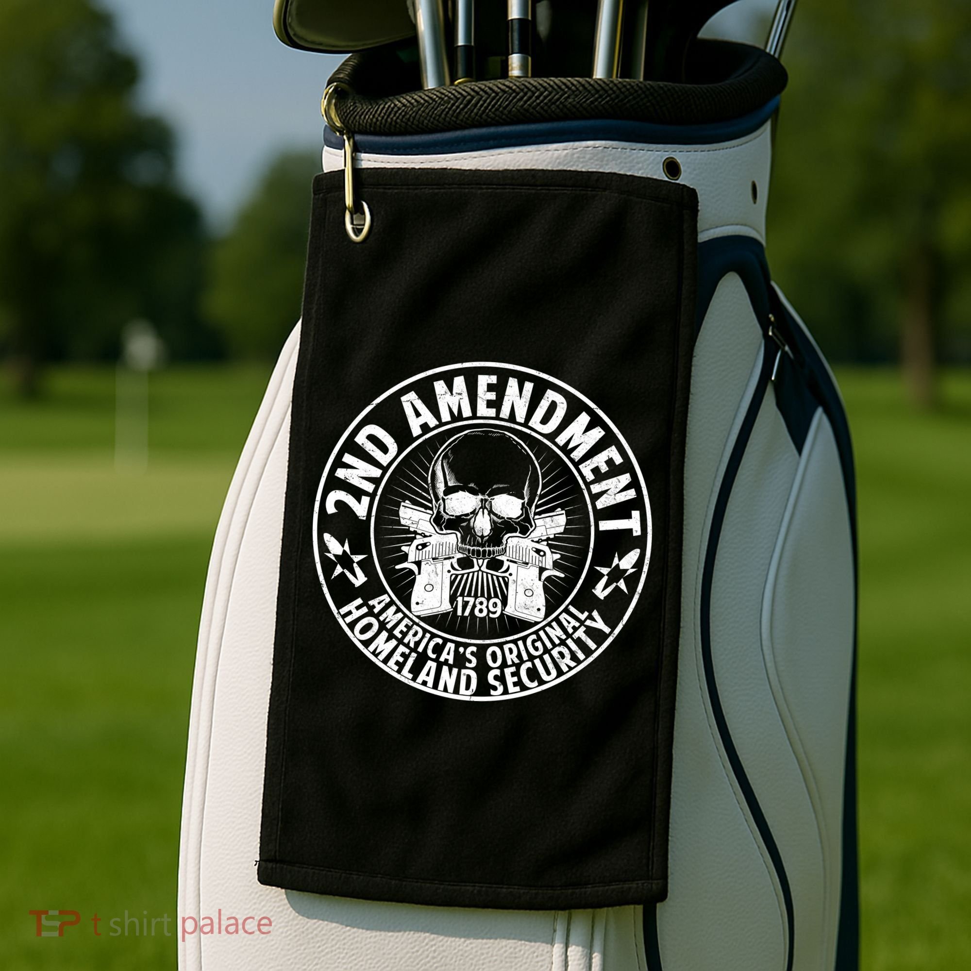 2nd Amendment America's Original Homeland Security Golf Towel