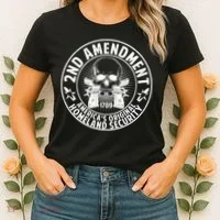2nd Amendment America's Original Homeland Security Women's T-Shirt thumb 2