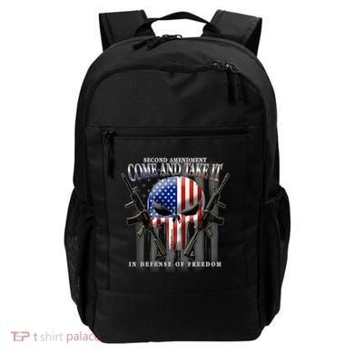 2nd Amendment Come And Take It In Defense Of Freedom Backpack