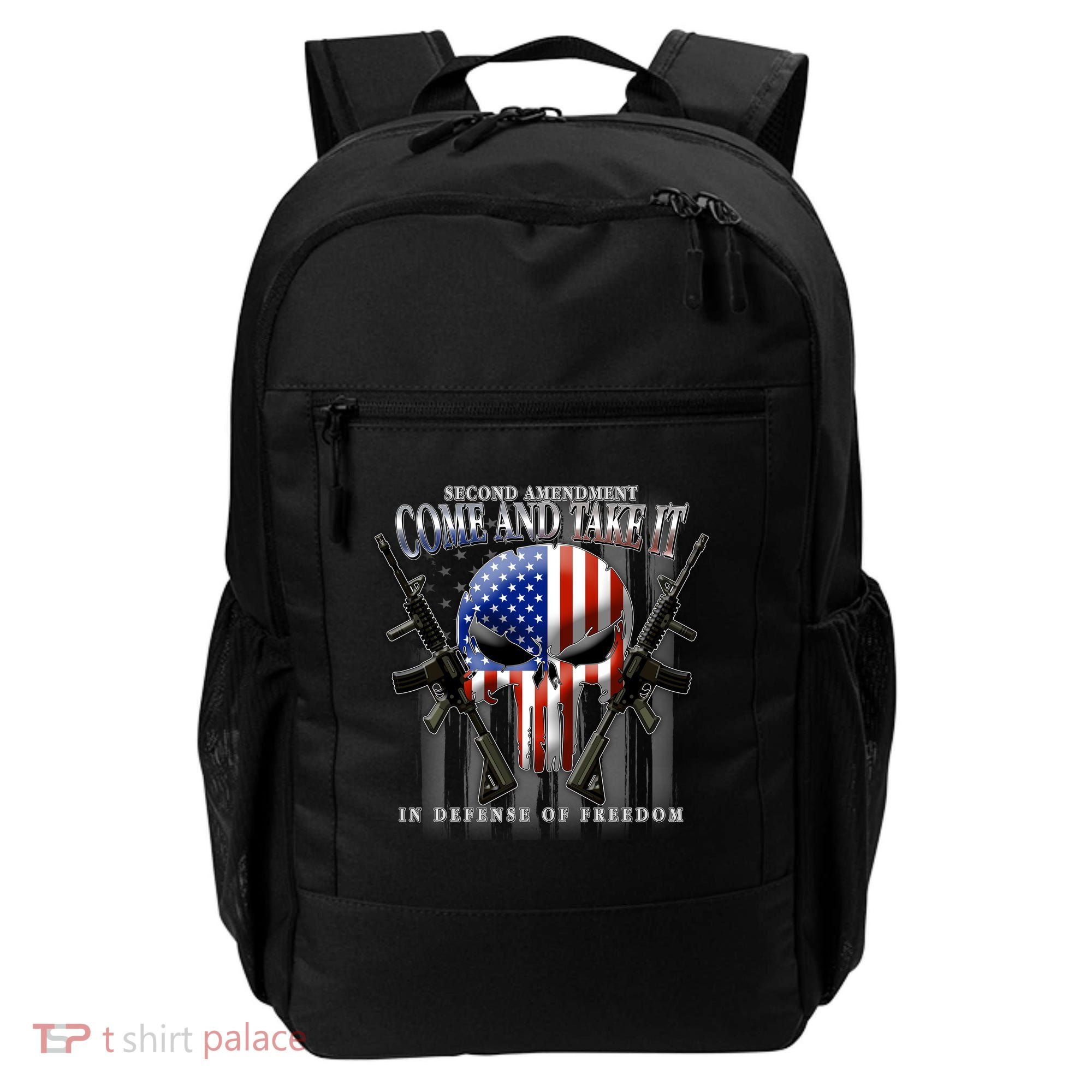 2nd Amendment Come And Take It In Defense Of Freedom Backpack