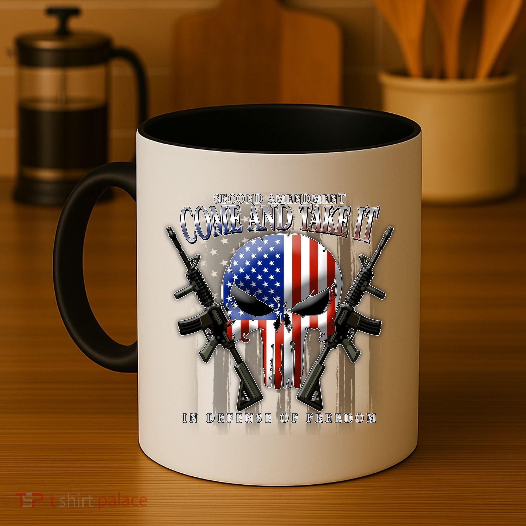 2nd Amendment Come And Take It In Defense Of Freedom Coffee Mug