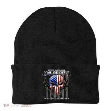 2nd Amendment Come And Take It In Defense Of Freedom Beanie