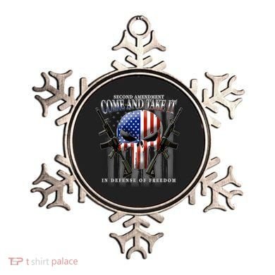 2nd Amendment Come And Take It In Defense Of Freedom Ornament