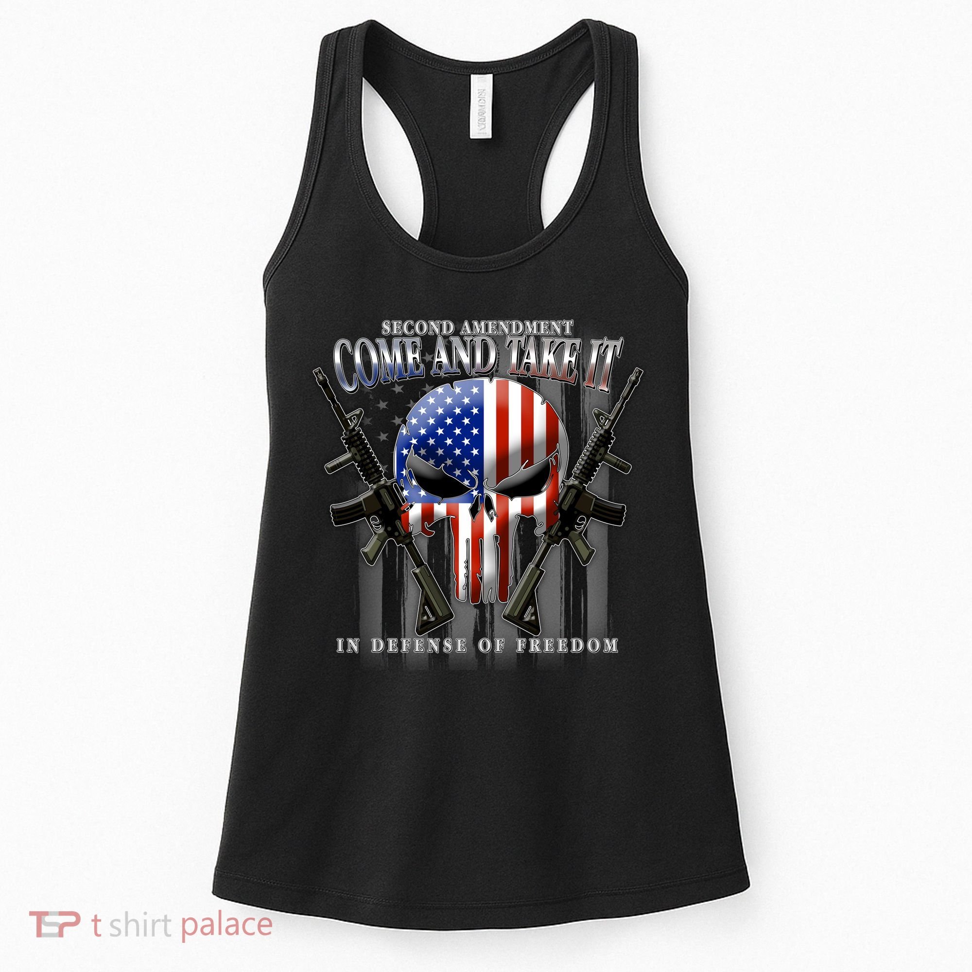 2nd Amendment Come And Take It In Defense Of Freedom Women's Tank Top