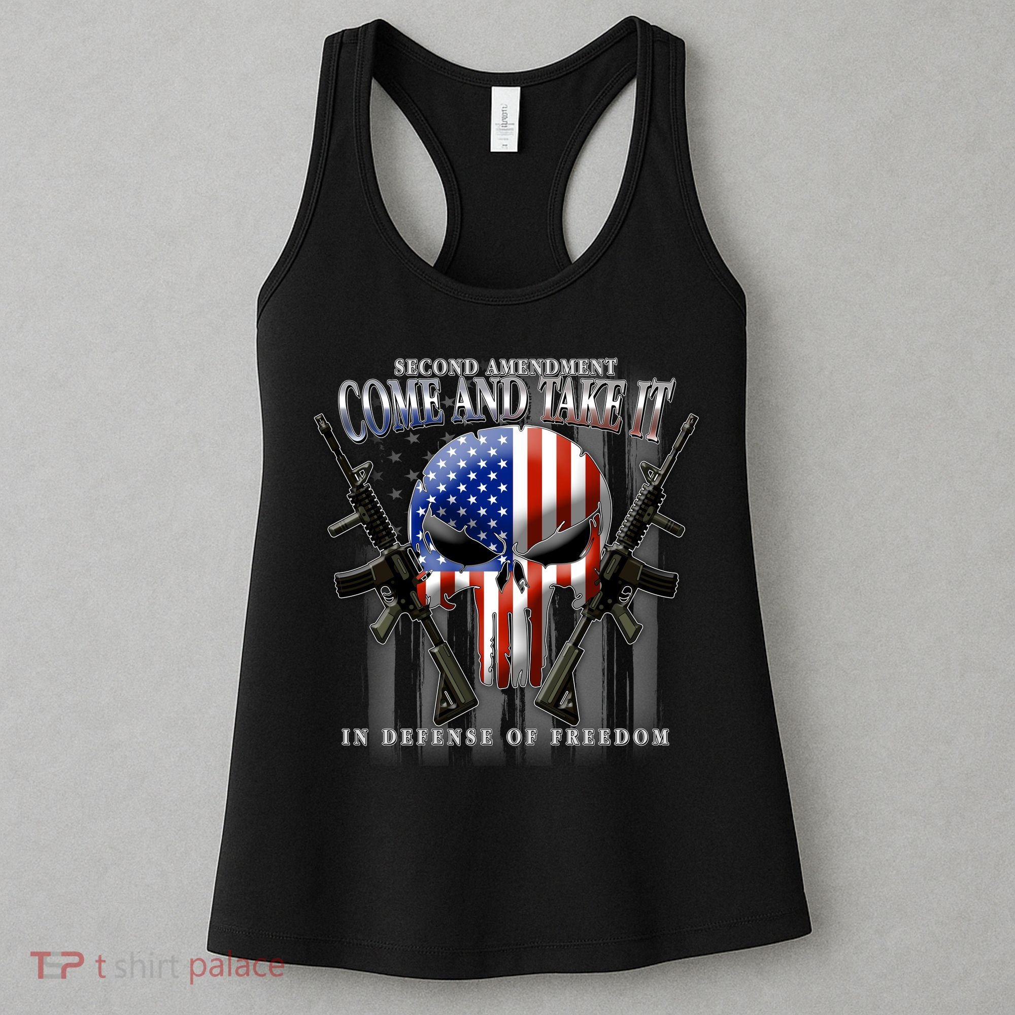 2nd Amendment Come And Take It In Defense Of Freedom Women's Tank Top