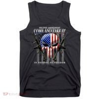 2nd Amendment Come And Take It In Defense Of Freedom Tank Top thumb 0