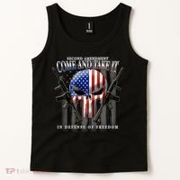 2nd Amendment Come And Take It In Defense Of Freedom Tank Top thumb 2