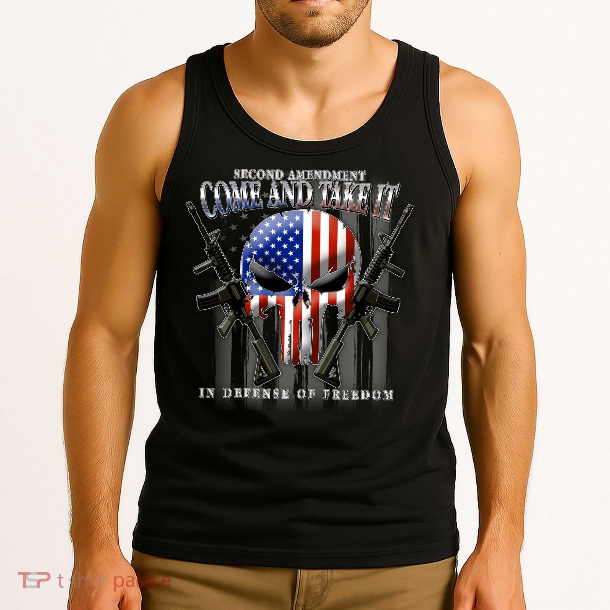 2nd Amendment Come And Take It In Defense Of Freedom Tank Top