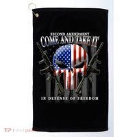 2nd Amendment Come And Take It In Defense Of Freedom Golf Towel thumb 0