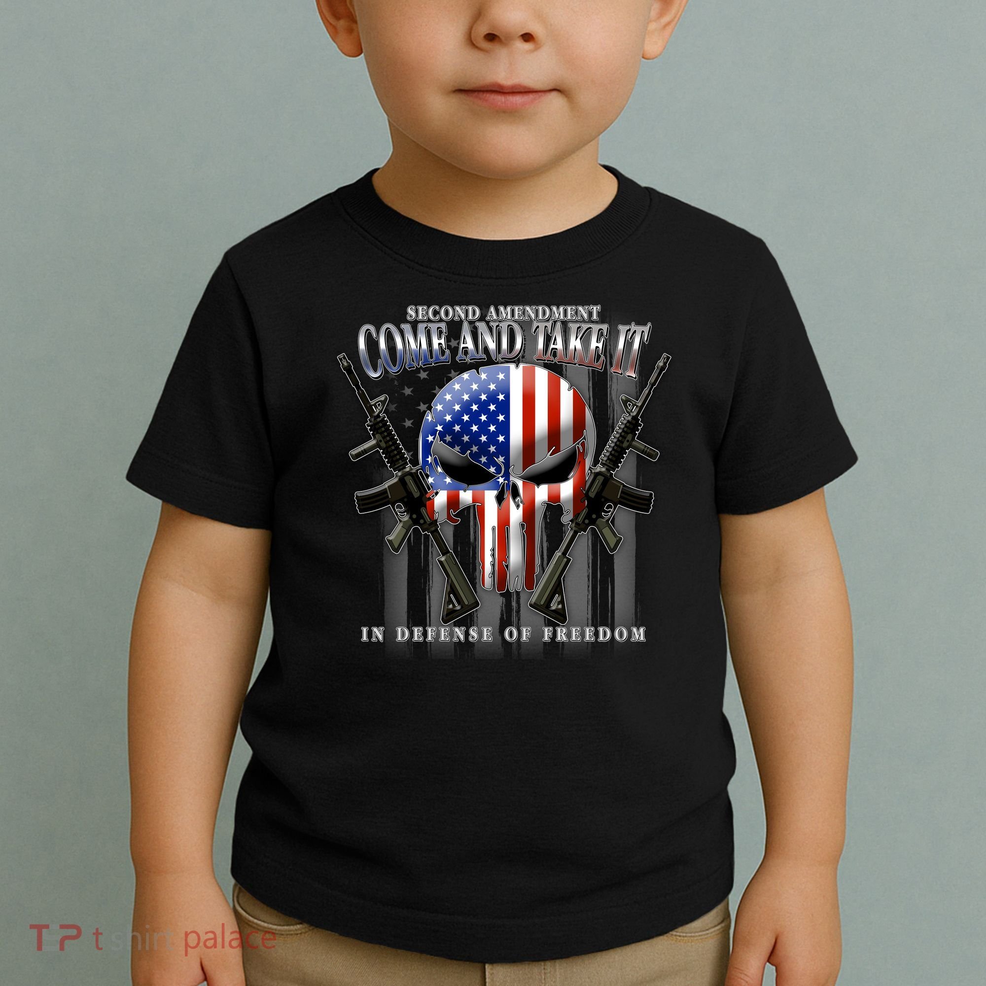 2nd Amendment Come And Take It In Defense Of Freedom Toddler T-Shirt