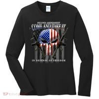 2nd Amendment Come And Take It In Defense Of Freedom Women's Long Sleeve Shirt thumb 0