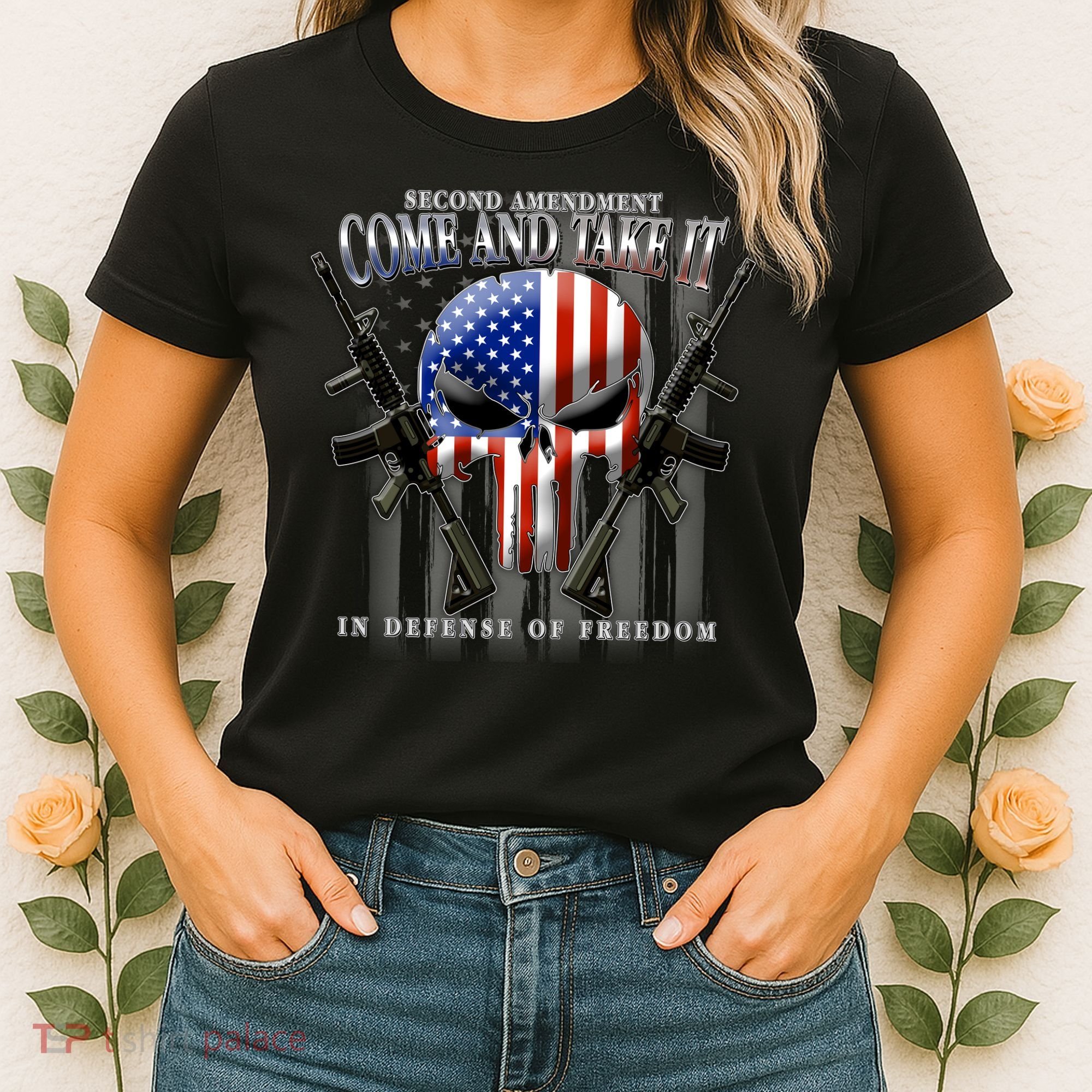 2nd Amendment Come And Take It In Defense Of Freedom Women's T-Shirt