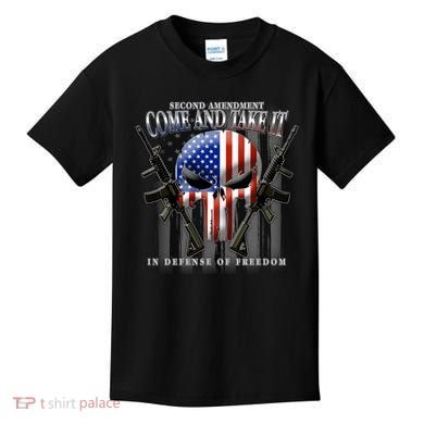 2nd Amendment Come And Take It In Defense Of Freedom Kids T-Shirt