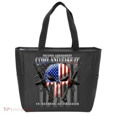 2nd Amendment Come And Take It In Defense Of Freedom Tote Bag
