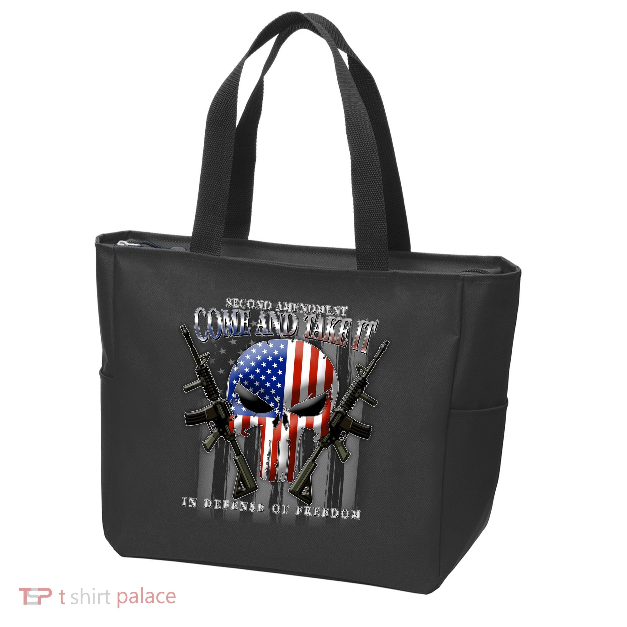 2nd Amendment Come And Take It In Defense Of Freedom Tote Bag