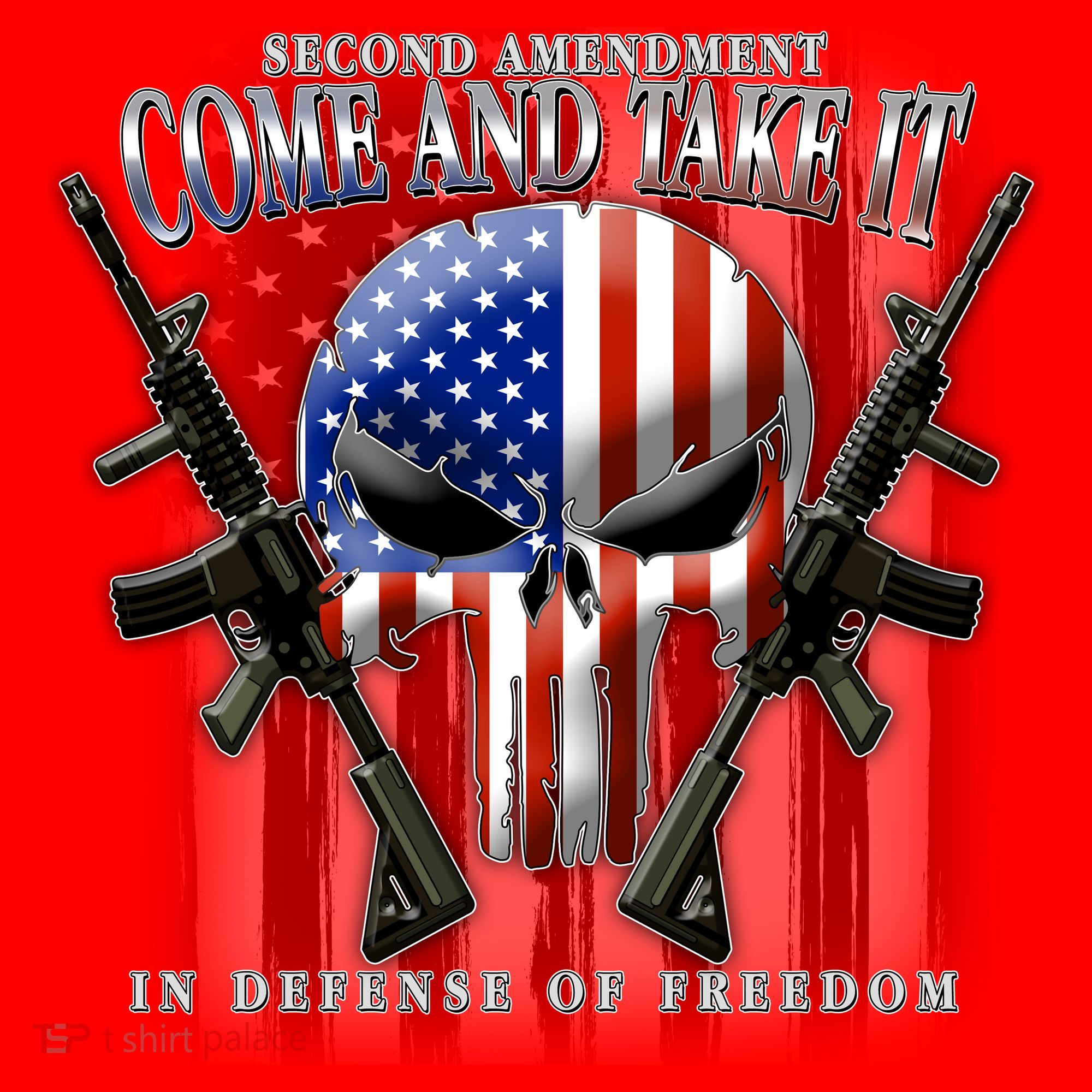 2nd Amendment Come And Take It In Defense Of Freedom Santa Hat