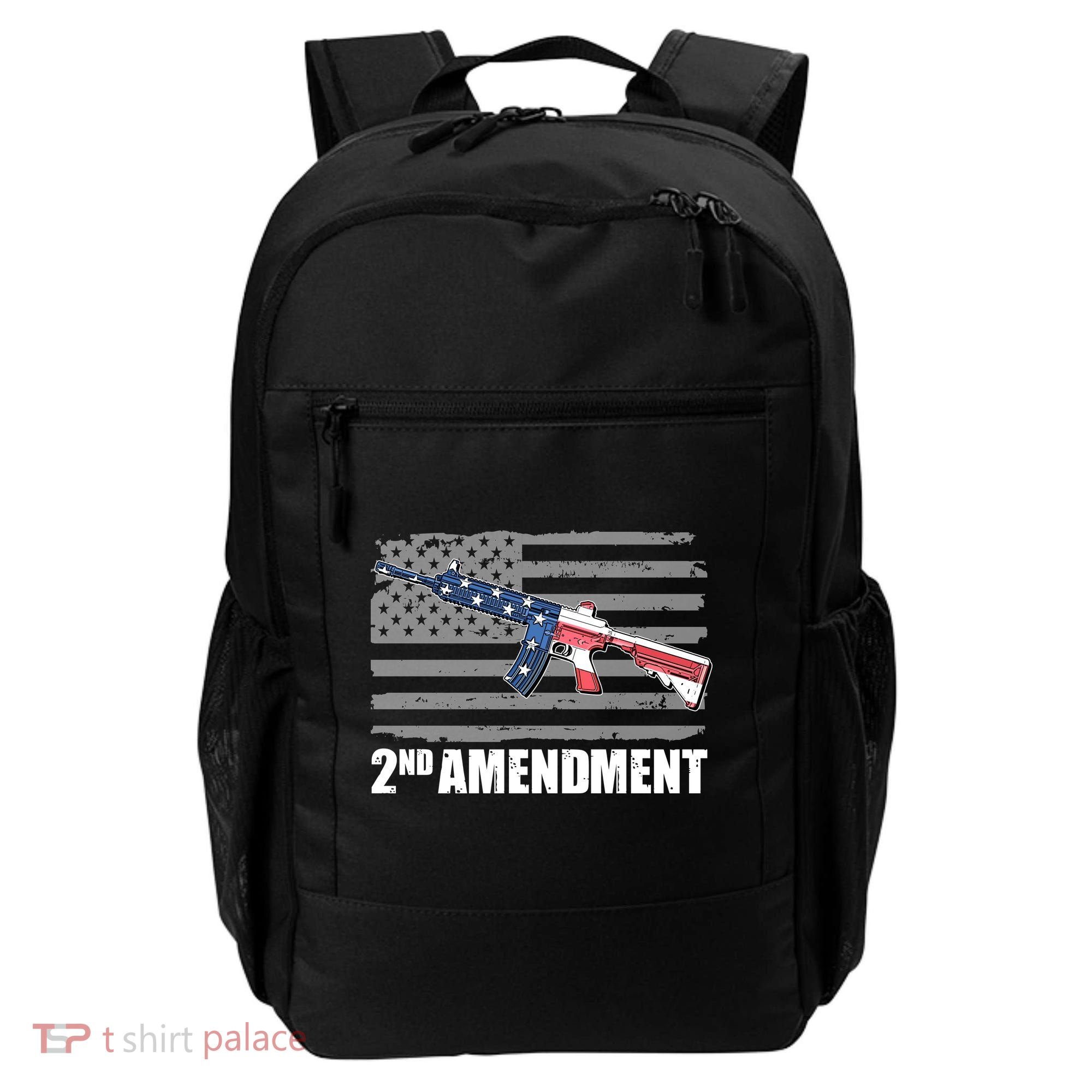 2nd Amendment Distressed American Flag Backpack