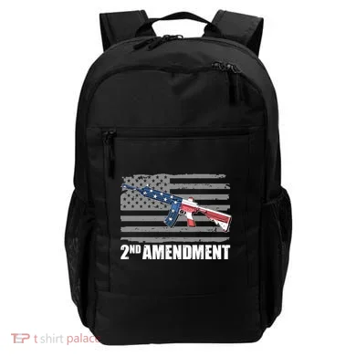 2nd Amendment Distressed American Flag Backpack