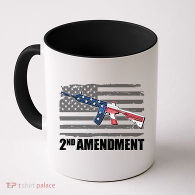 2nd Amendment Distressed American Flag Coffee Mug