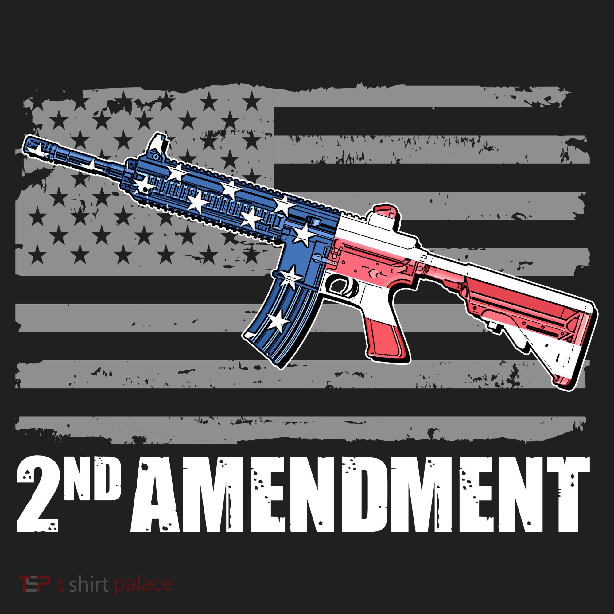 2nd Amendment Distressed American Flag Tumbler
