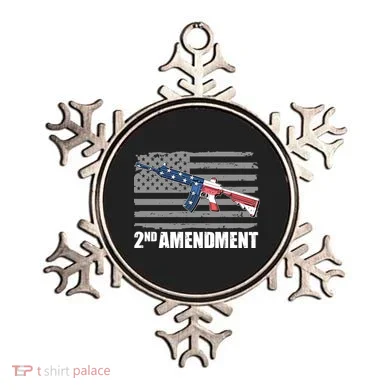 2nd Amendment Distressed American Flag Ornament