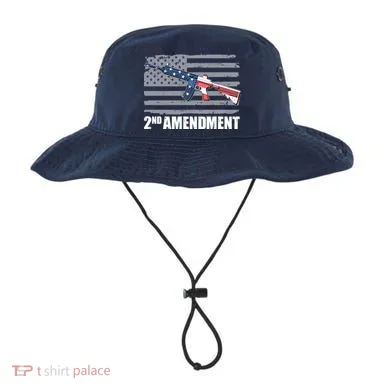 2nd Amendment Distressed American Flag Bucket Hat