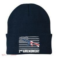 2nd Amendment Distressed American Flag Beanie thumb 0