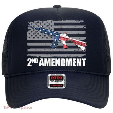 2nd Amendment Distressed American Flag Hat