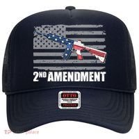 2nd Amendment Distressed American Flag Hat thumb 0