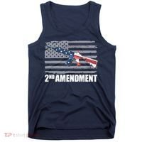 2nd Amendment Distressed American Flag Tank Top thumb 0