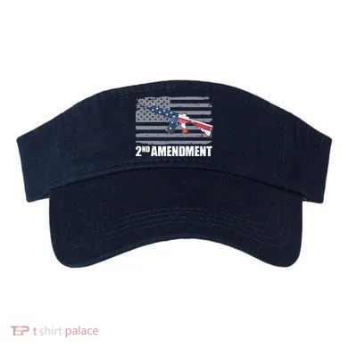 2nd Amendment Distressed American Flag Visor