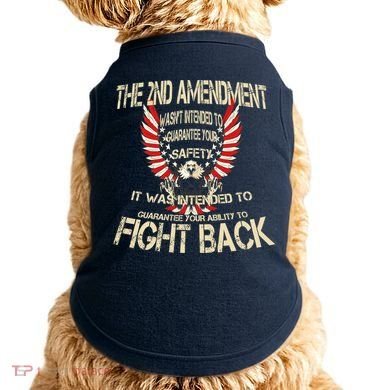 2nd Amendment Fight Back Doggie Tank