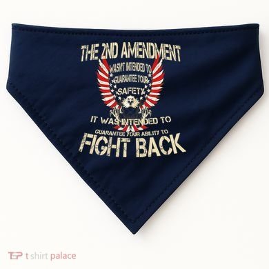 2nd Amendment Fight Back USA-Made Doggie Bandana