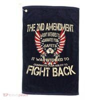 2nd Amendment Fight Back Golf Towel thumb 0