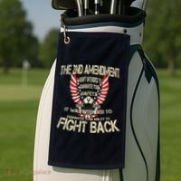 2nd Amendment Fight Back Golf Towel thumb 2
