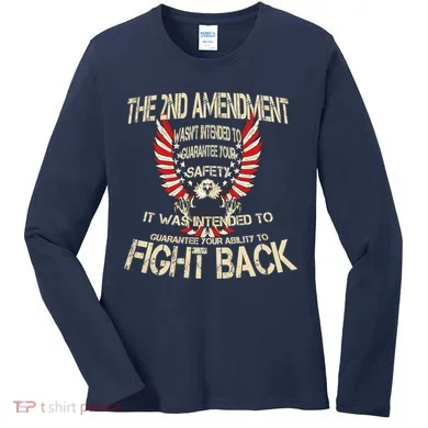 2nd Amendment Fight Back Women's Long Sleeve Shirt