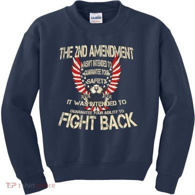 2nd Amendment Fight Back Kids Sweatshirt