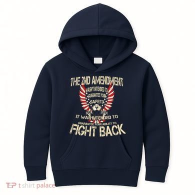 2nd Amendment Fight Back Kids Hoodie