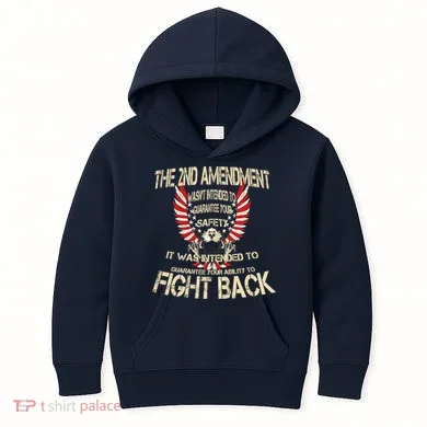 2nd Amendment Fight Back Kids Hoodie