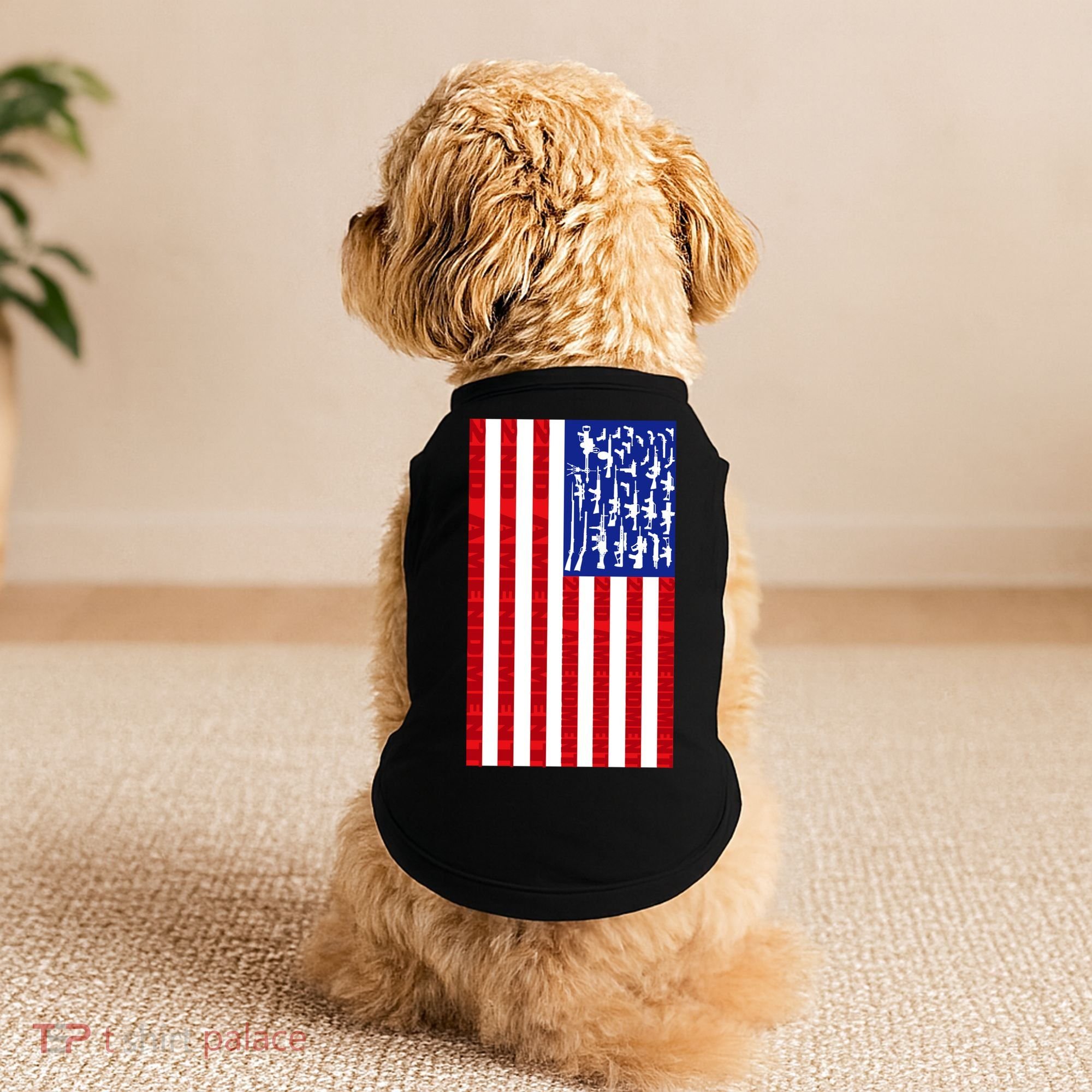 2nd Amendment Flag Doggie Tank
