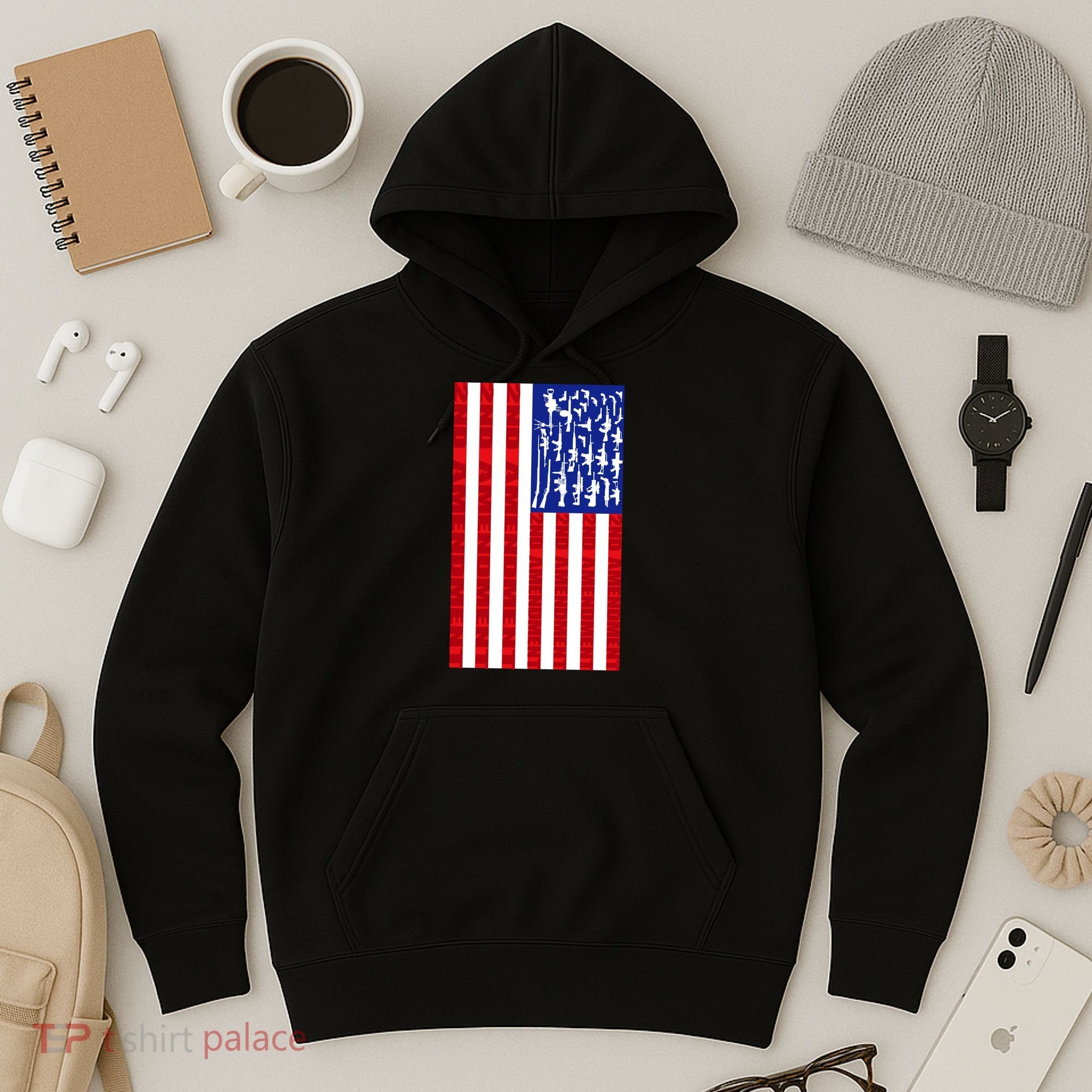 2nd Amendment Flag Hoodie