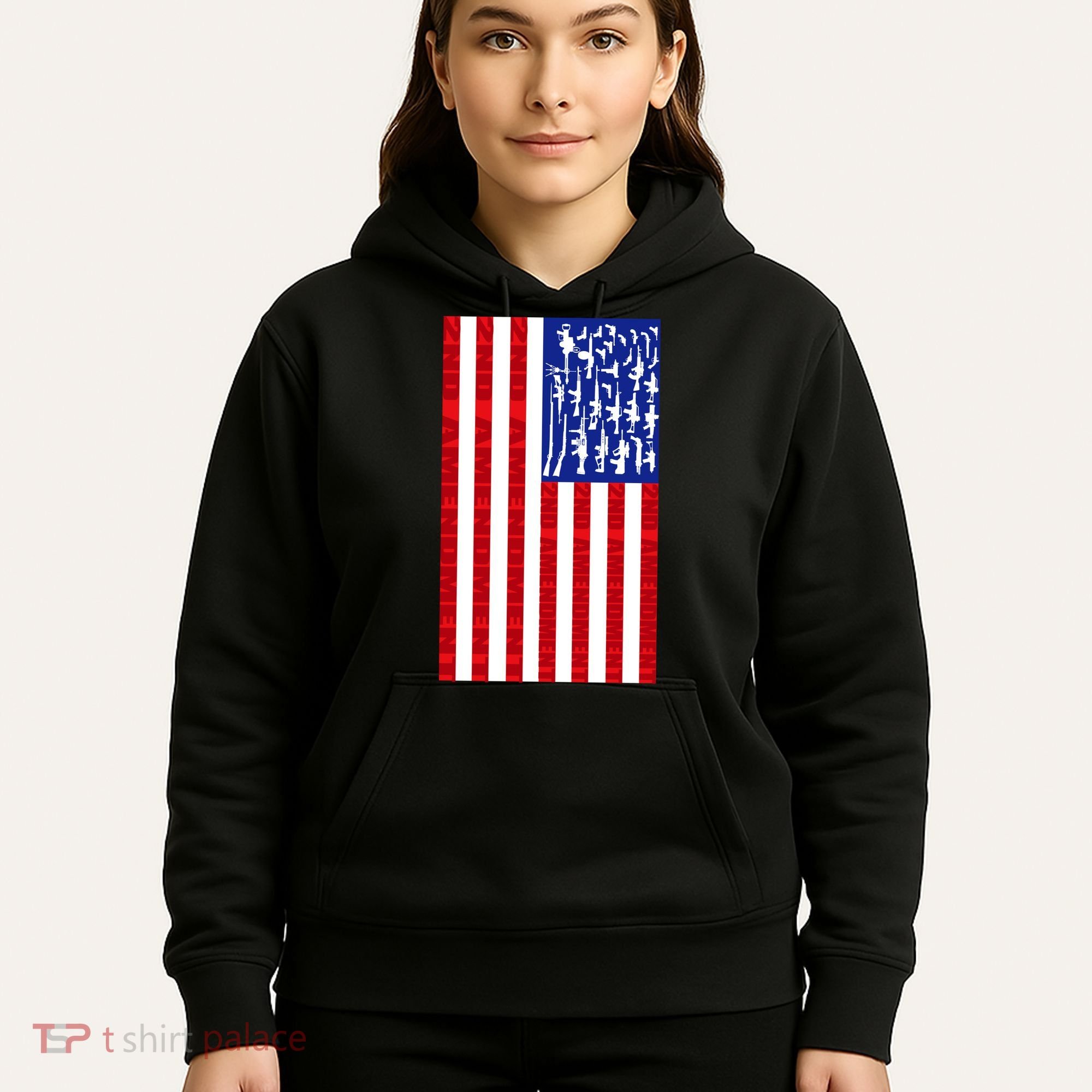 2nd Amendment Flag Hoodie