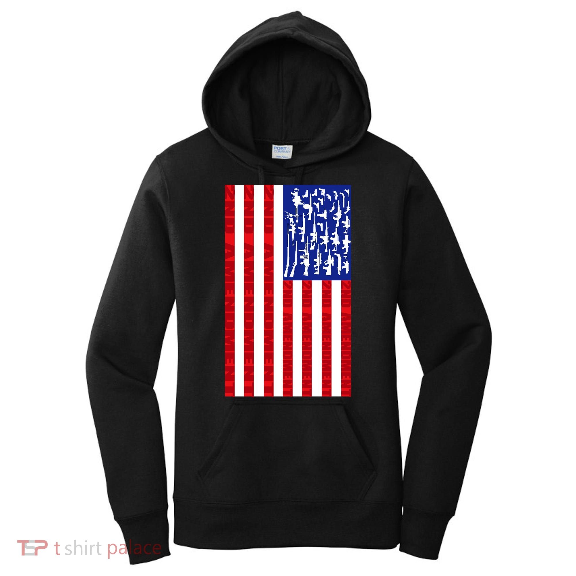 2nd Amendment Flag Women's Hoodie