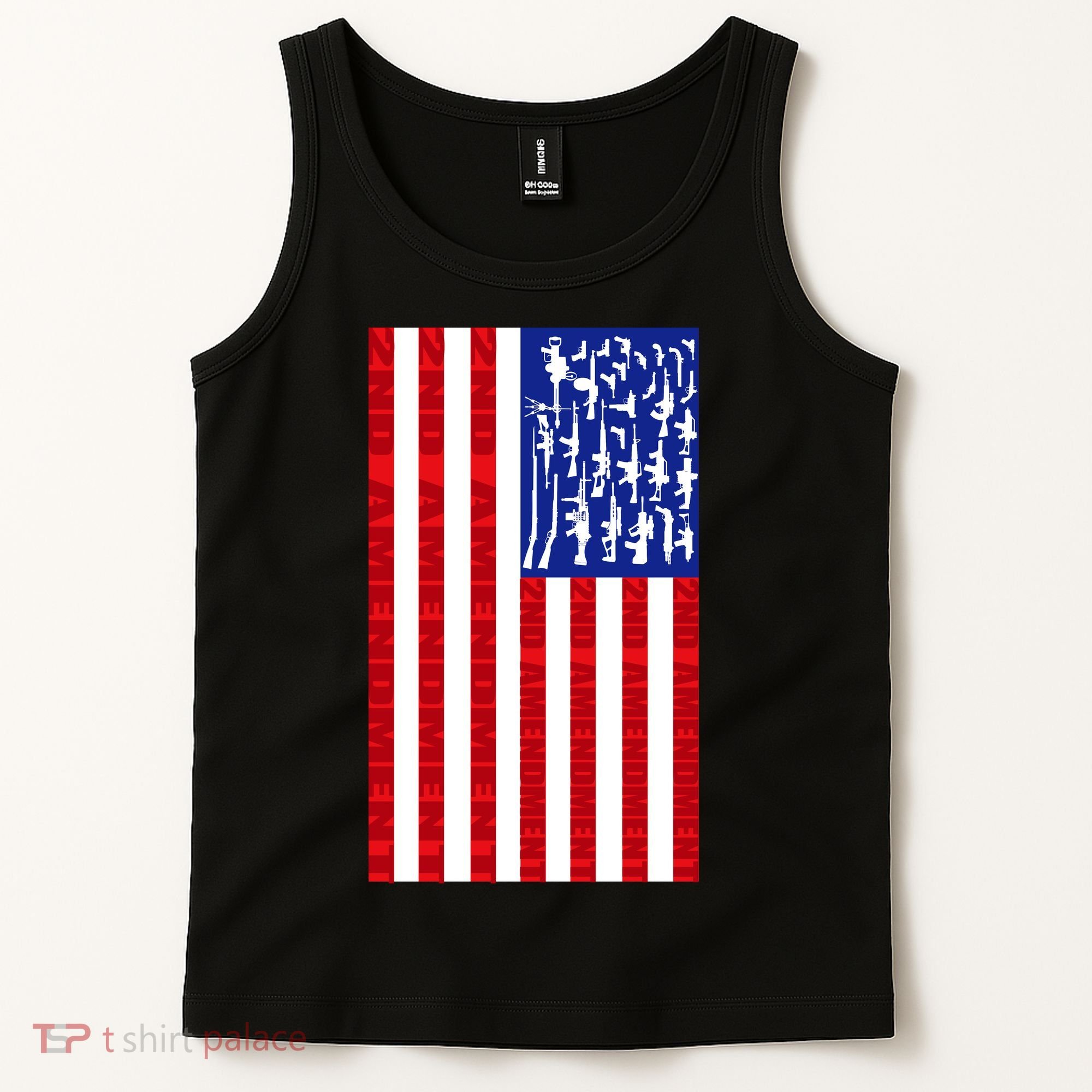 2nd Amendment Flag Tank Top