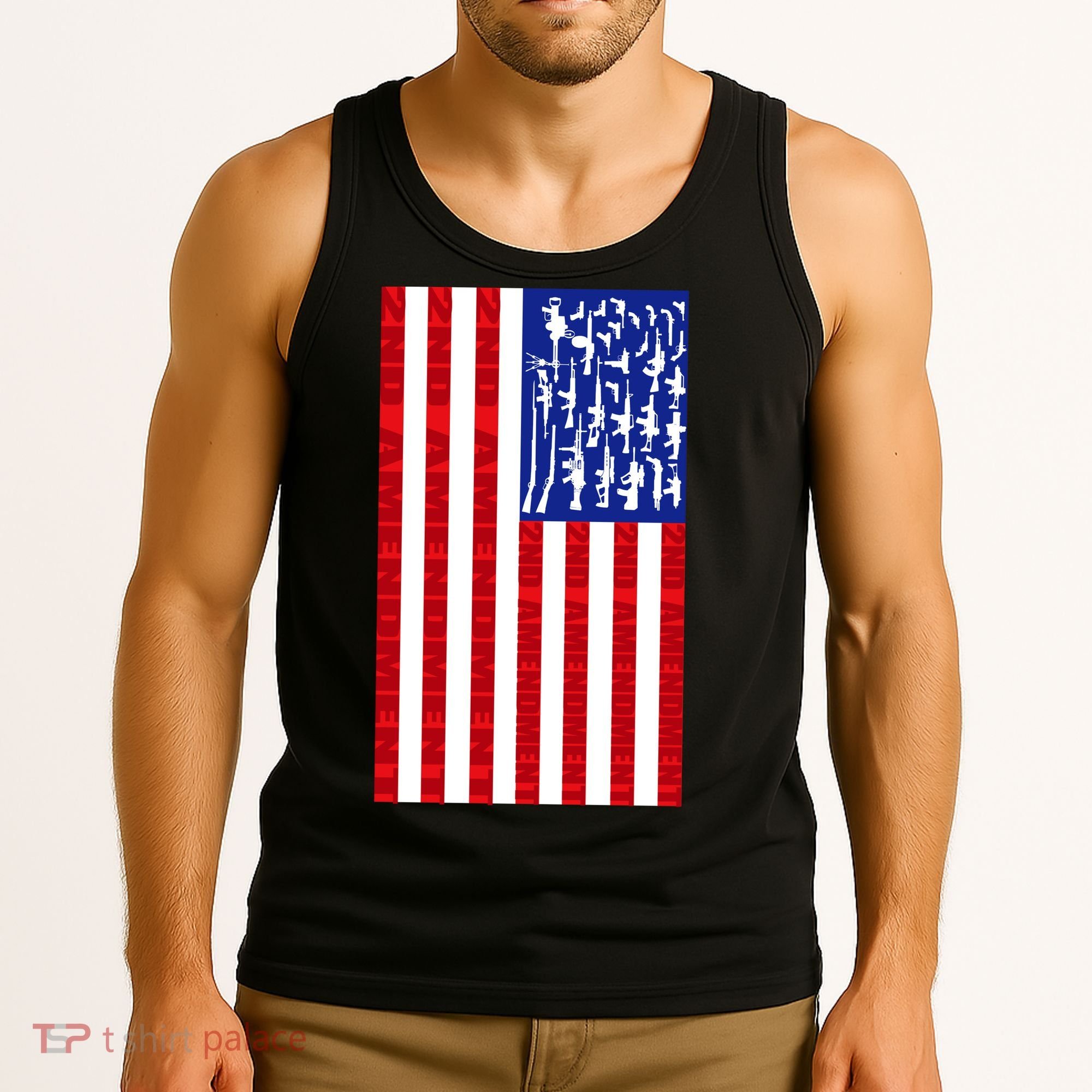 2nd Amendment Flag Tank Top