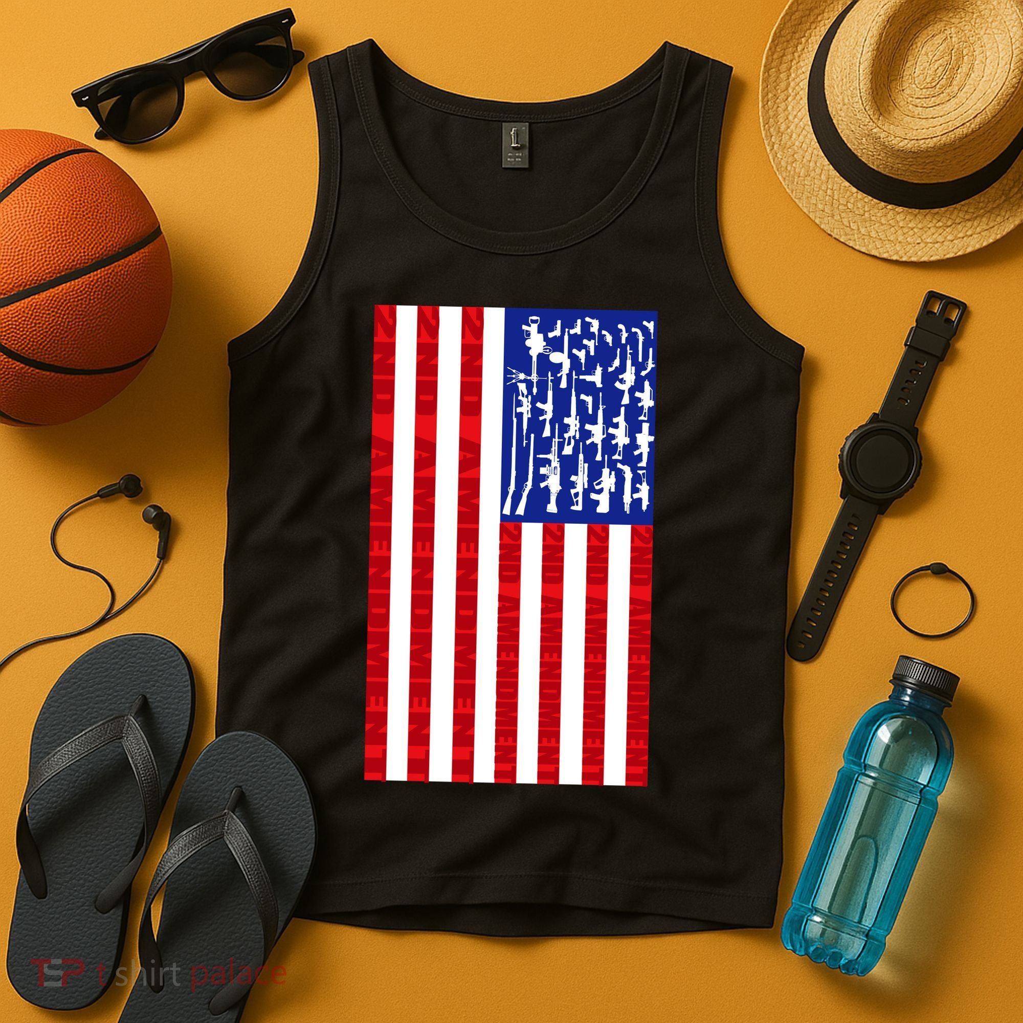 2nd Amendment Flag Tank Top