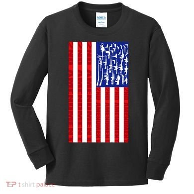 2nd Amendment Flag Kids Long Sleeve Shirt