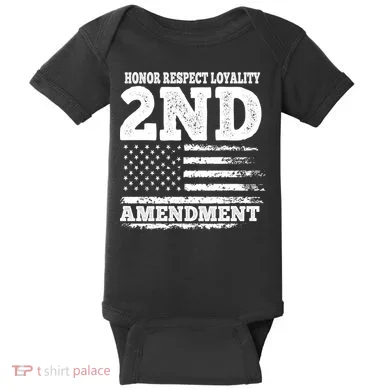 2nd Amendment Honor Respect Baby Bodysuit
